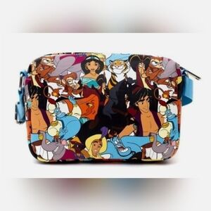 💕Sale💕 Disney Story Book Aladdin Crossbody Bag Jasmine Abu Jafar Rajah